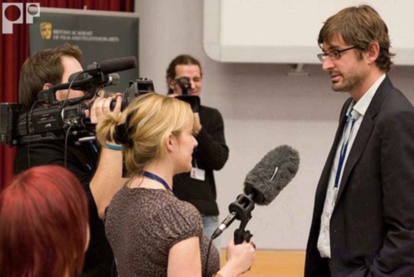 Helen Dugdale interviewing Louis Theroux
